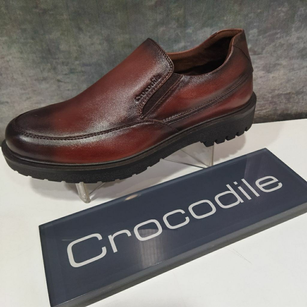 CROCODILE sepatu kulit pria promo