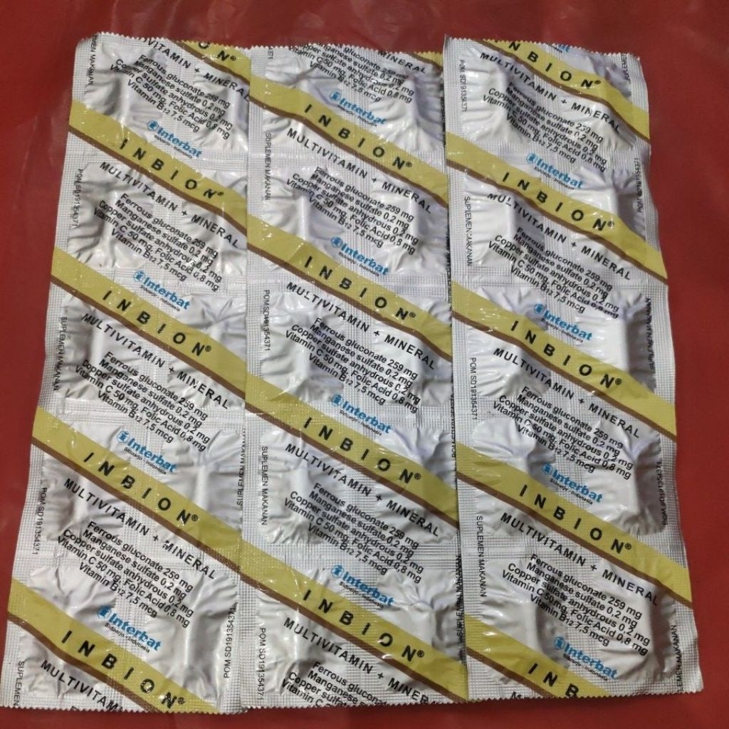 INBION MULTIVITAMIN/ strip