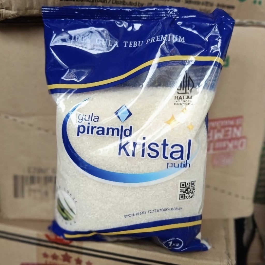 Gula Pasir Piramid Kristal Putih 1kg