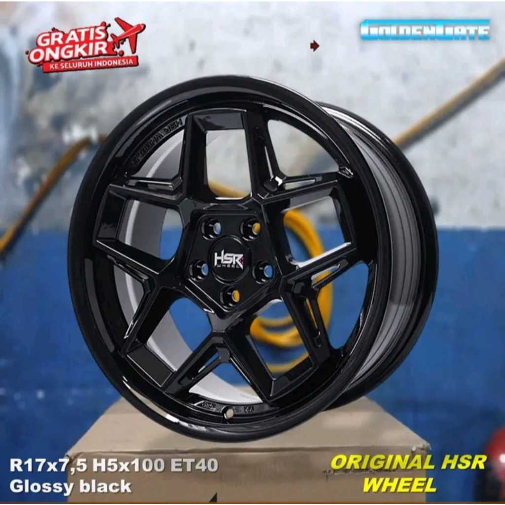 velg mobil ring 17 hsr wasile pcd 5x100 et40 buat