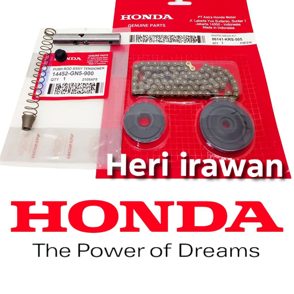 suling keteng+Rantai keteng KRS Honda Supra fit New Revo lama 100 Legenda Fit x fit s supra fit lama