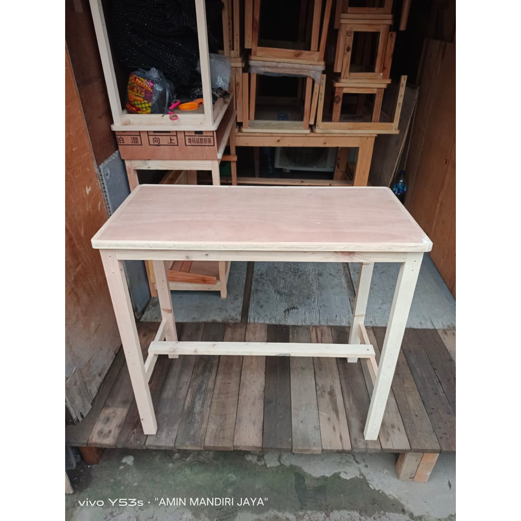 meja makan 80x40x75cm