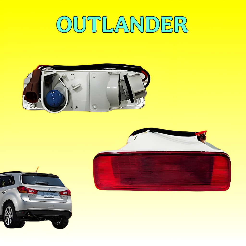 LAMPU REFLEKTOR BUMPER BEMPER BELAKANG OUTLANDER SPORT 2012 2013 2014 2015 2016 2017 2018