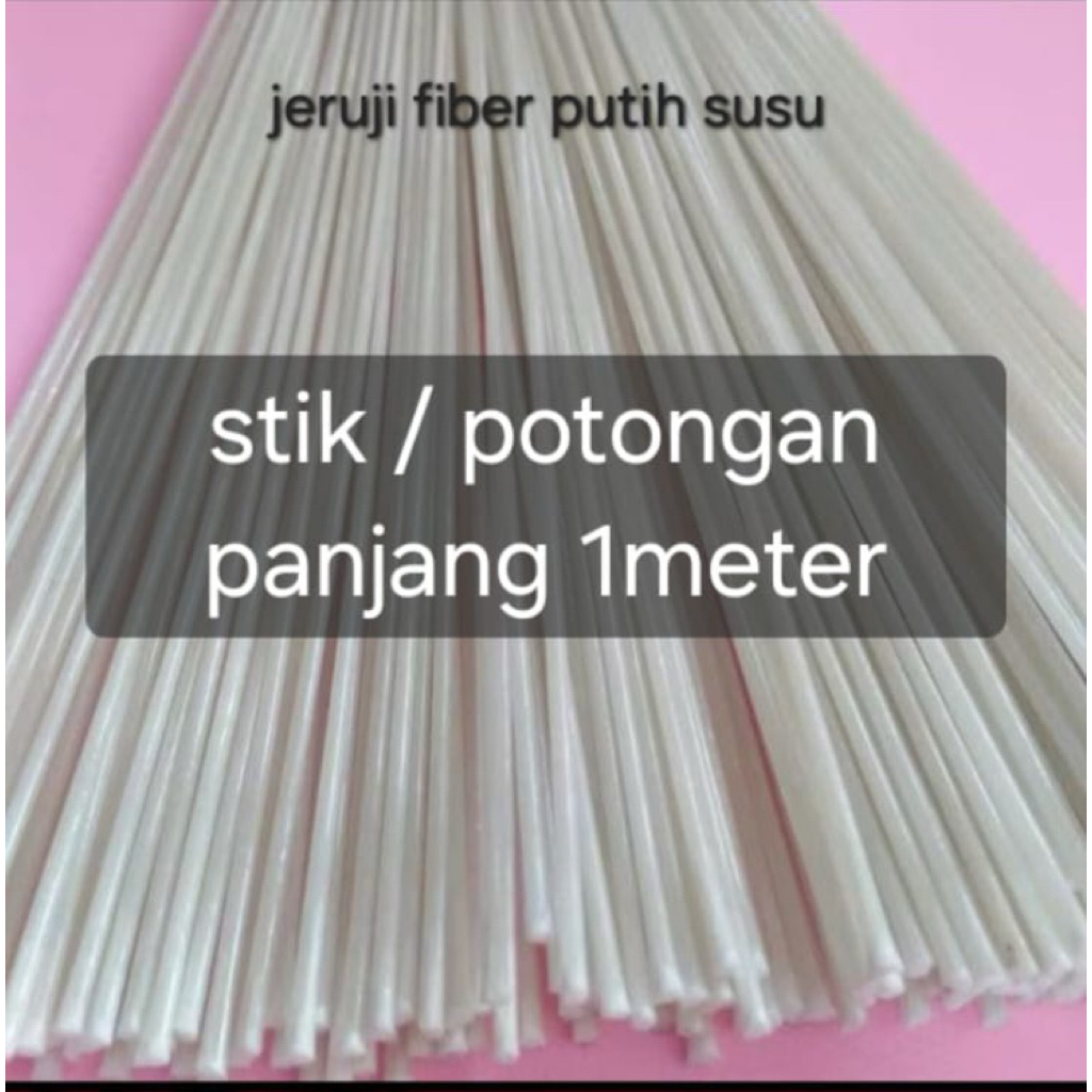 jeruji fiber jual per batang 1mtr ukuran terlengkap