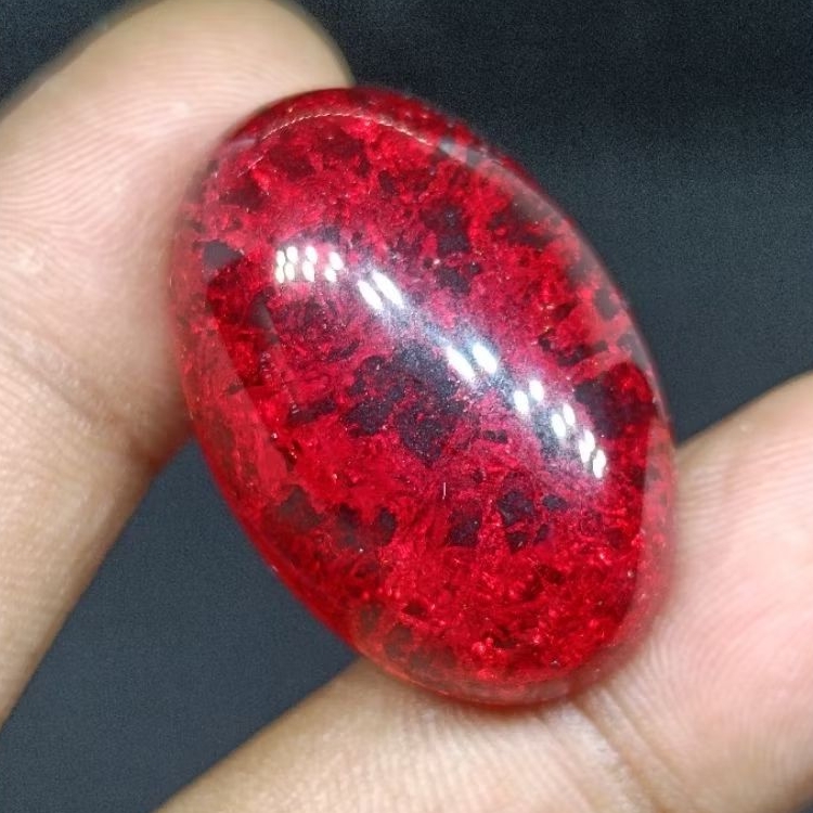 Batu Merah Siam 30 x 20 , Serat Pecah Seribu , Jumbo