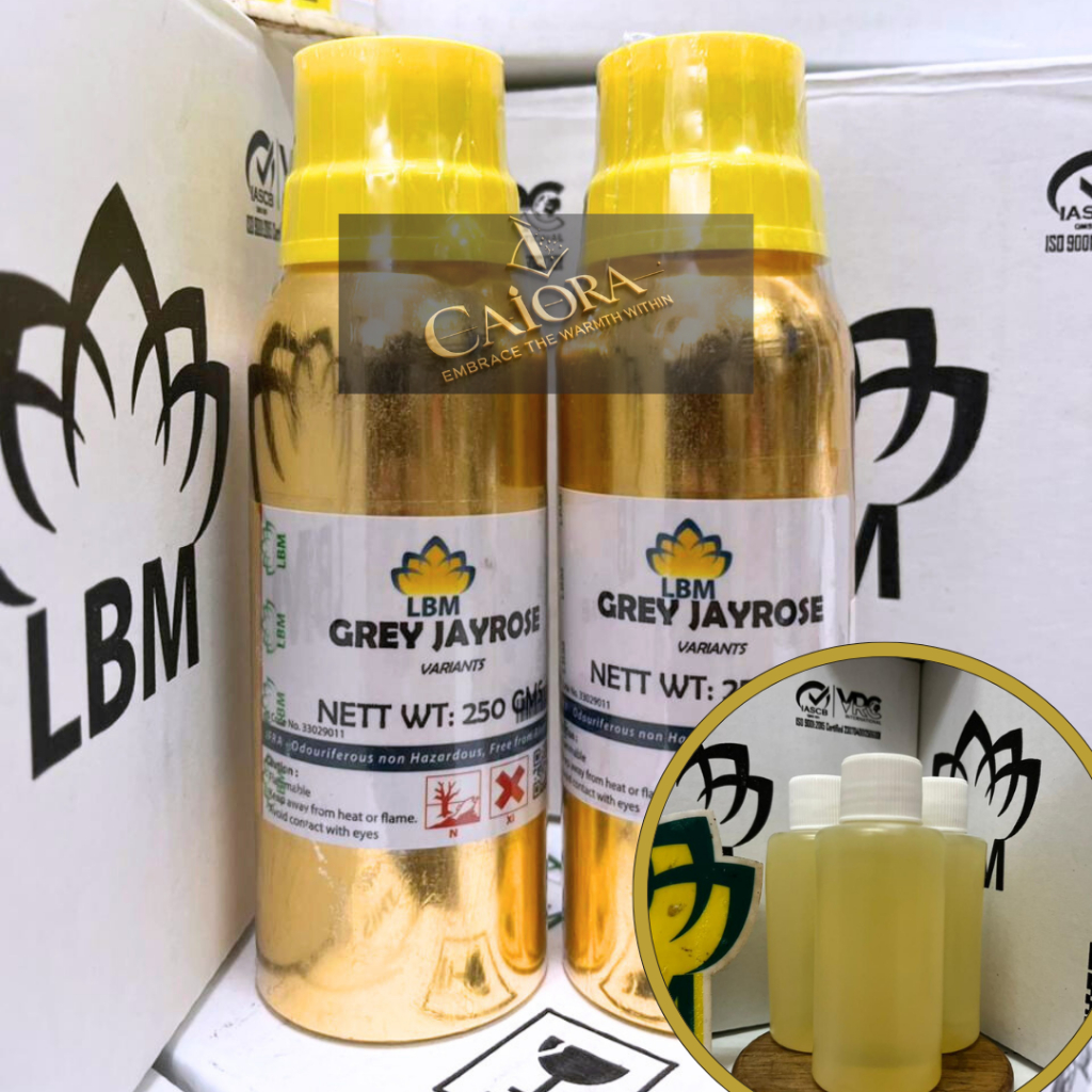Jayrosse Grey Bibit Parfum 100% Murni 250gr -Parfum Pria Grey Jayrose by LBM Tahan Lama Premium Full
