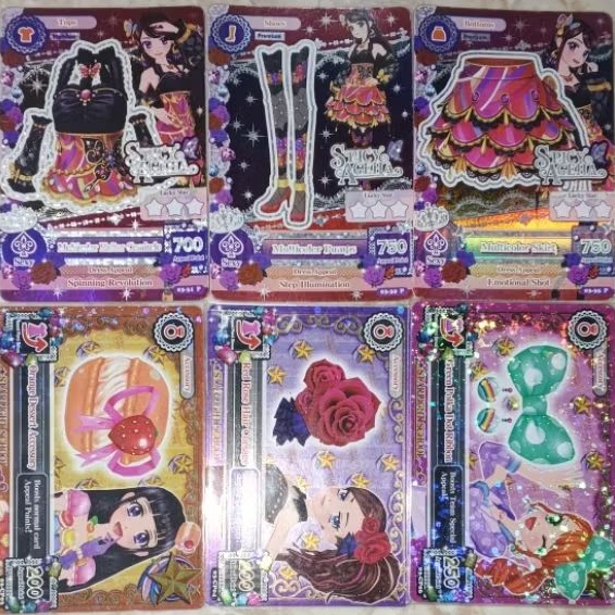 kartu aikatsu set premium & cp acc