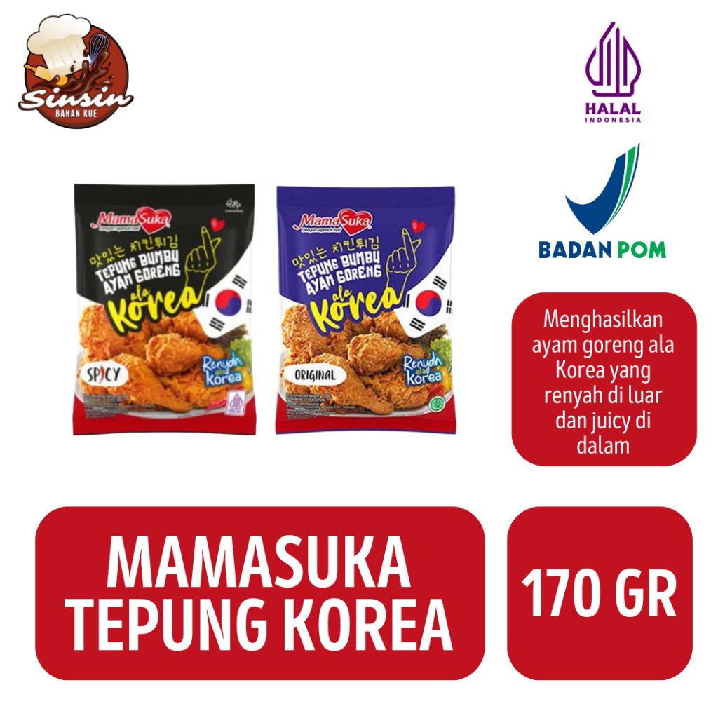 Mamasuka Tepung Bumbu Ayam Goreng Korea [170GR]