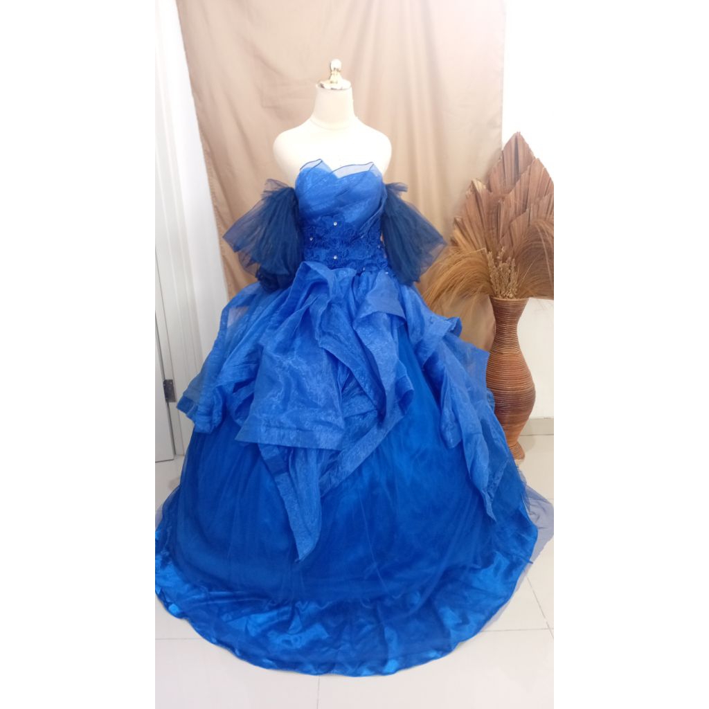 sewa gaun navy-sewa gaun pesta- sewa gaun mermaid