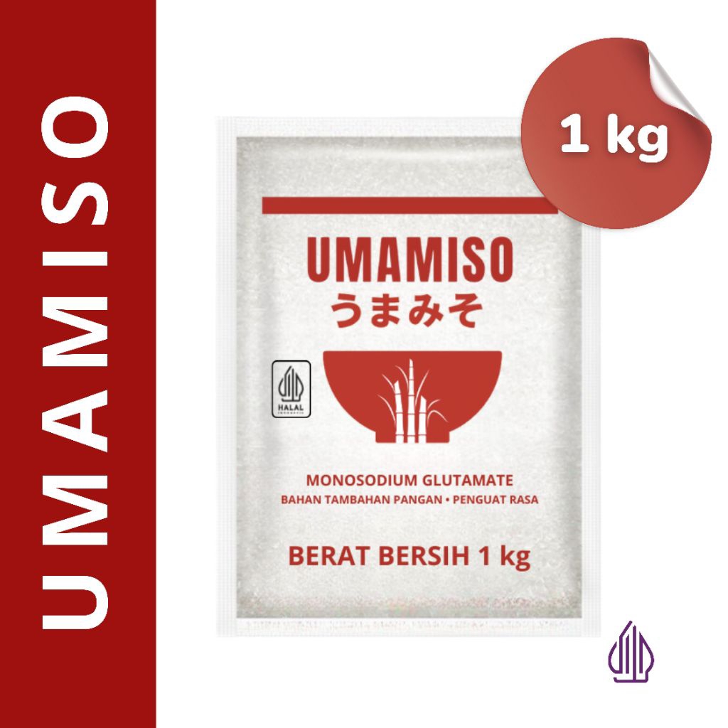 

UMAMISO 1 kg | Micin Rasa Gurih Alami | MSG Premium Non Campuran | HALAL | Penambah Rasa Masakan Rumahan, Restoran & Catering | Micin Bubuk Halus Berkualitas Tinggi 100% Asli – Cocok untuk Tumisan, Sup, Gorengan & Aneka Masakan