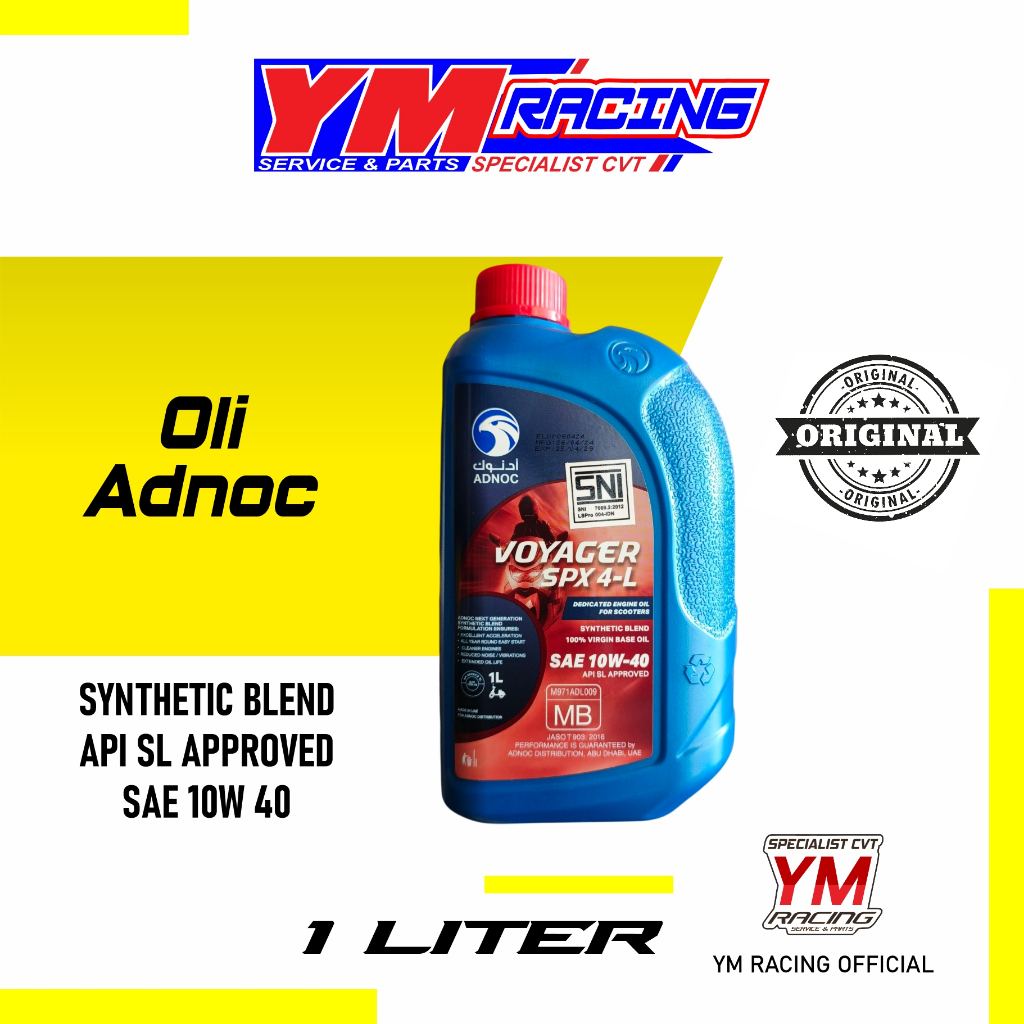 OLI ADNOC VOYAGER SPX4-L 10W 40 1 LITER OLI MOTOR MATIC 1LITER - OLI ADNOC