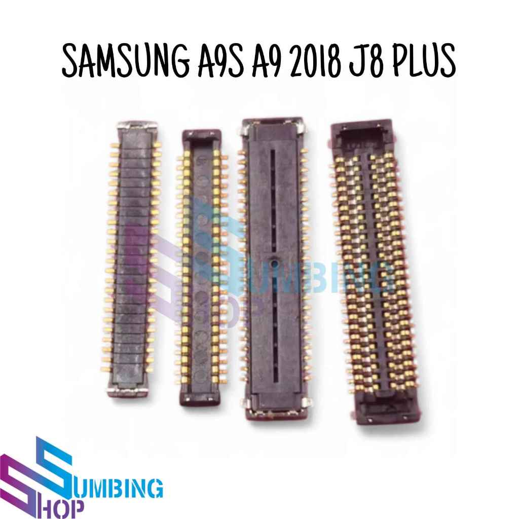 Konektor Lcd Samsung A9S A9 2018 J8 Plus Soket Connector Fpc On Board 48 Pin Di Mesin