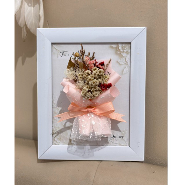FLOWER IN FRAME 6R - KADO ULANG TAHUN - KADO WISUDA