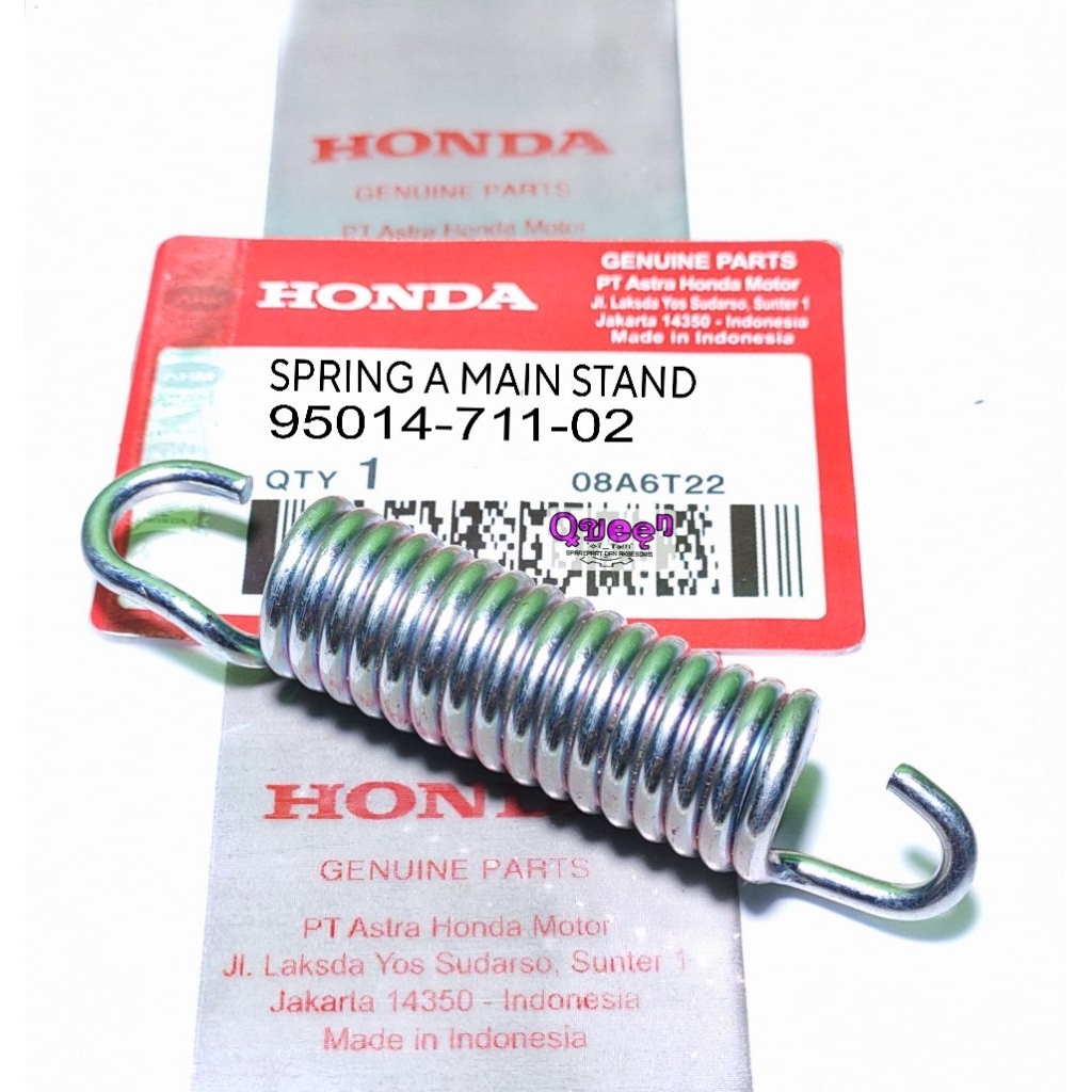 Per Standar tengah Honda Supra X 125 Revo Blade Spring Main Stand 95014-711-02 Honada Revo Supra Bla
