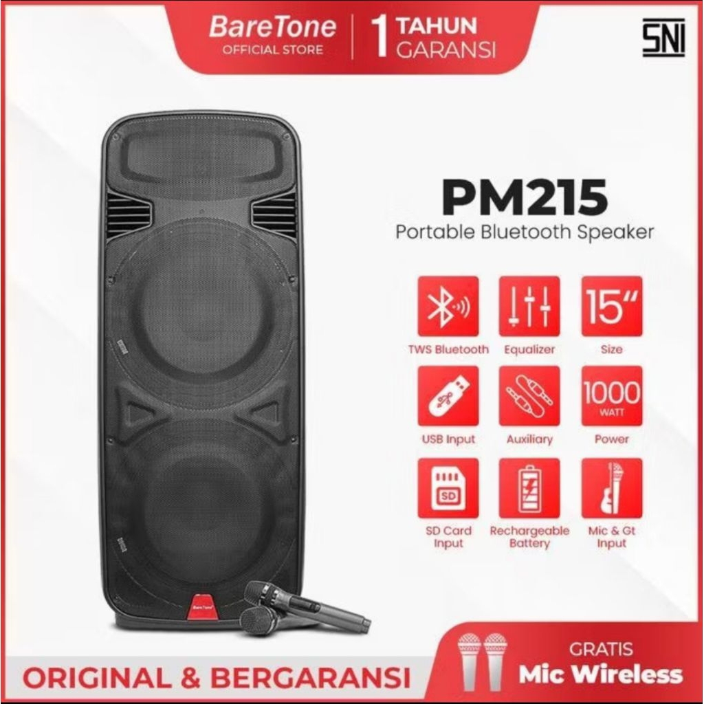 speaker bareton PM 215 / speaker bareton Doble woofer 15 inc