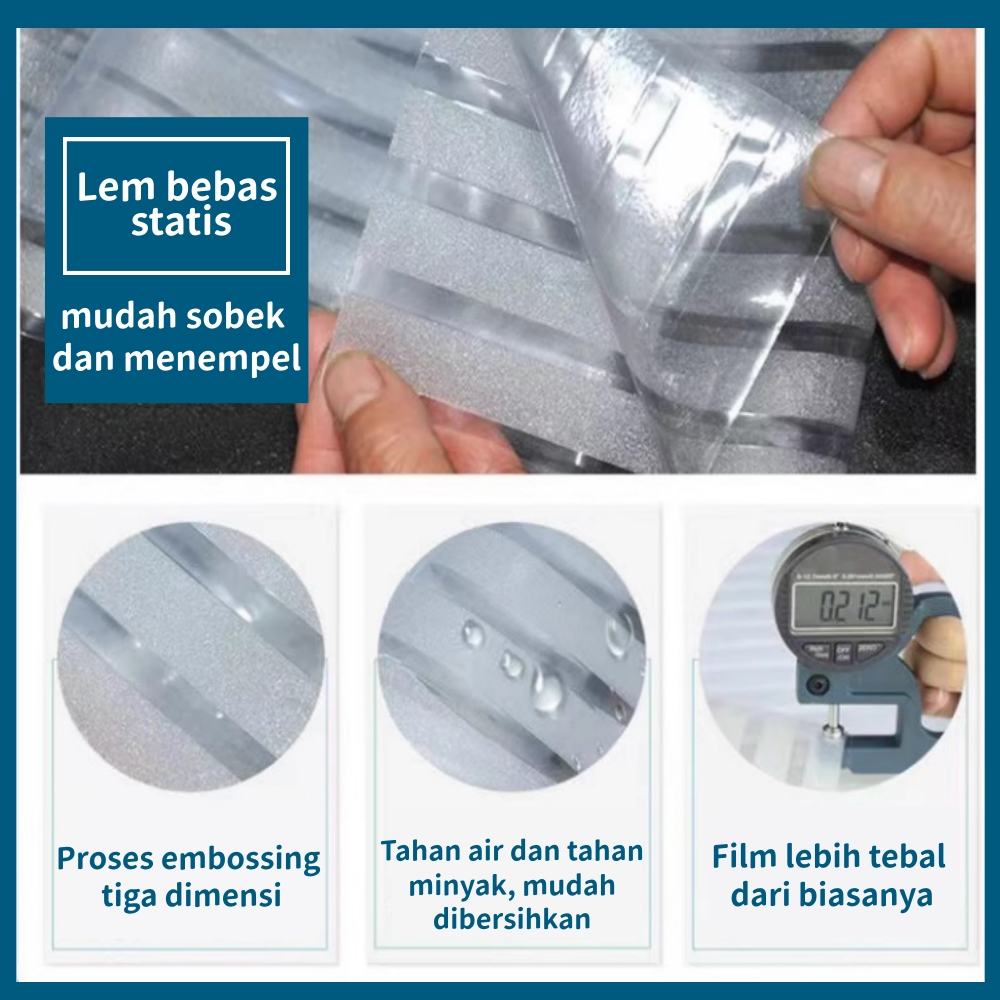 Quixoticquest_Shop Sticker Kaca Jendela,Stiker Kaca,Wallpaper Pintu Kamar Mandi,Stiker Pintu