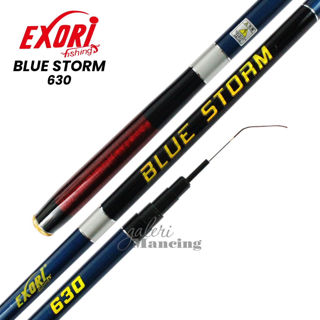 Joran Tegek Exori Blue Storm 360 s/d 630 | High Carbon | Galeri Mancing