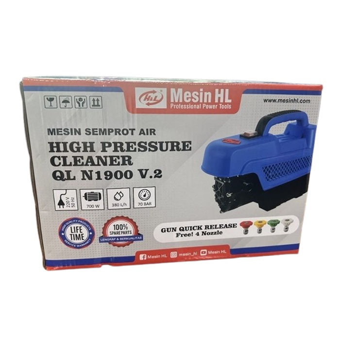 HL QL-1900 N1900 V.2 High Pressure Jet Cleaner 700W