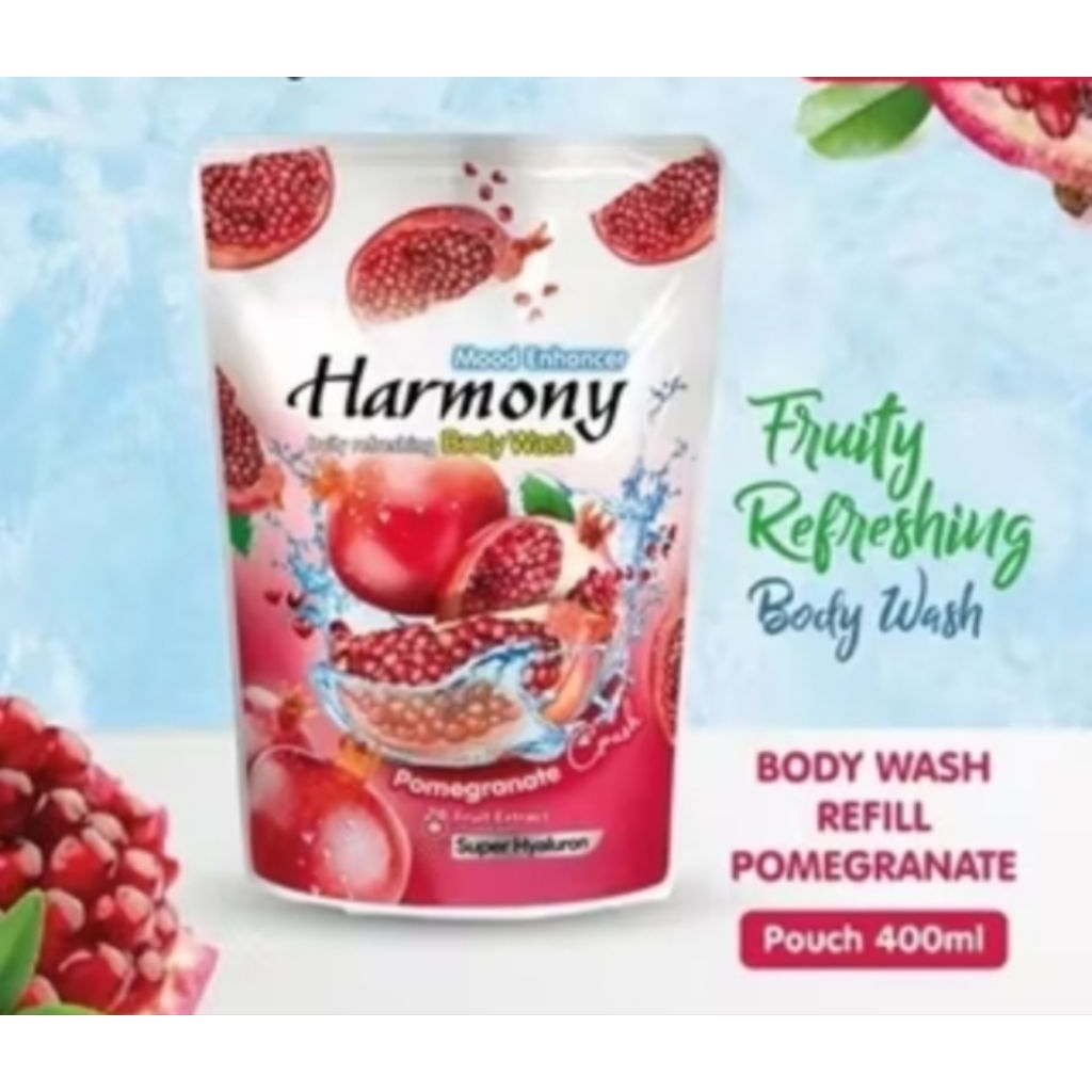 Harmony Sabun Cair 400 ml Pomegranate Harmony Body Wash