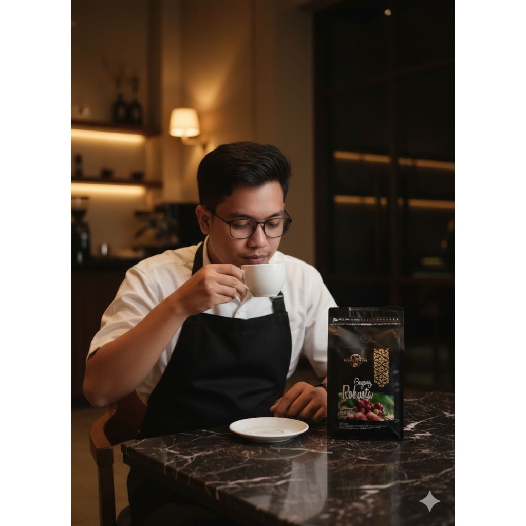 Kopi Robusta Gayo Aceh Premium Medium to Dark Roast – Biji / Bubuk Fresh Roast Asli
