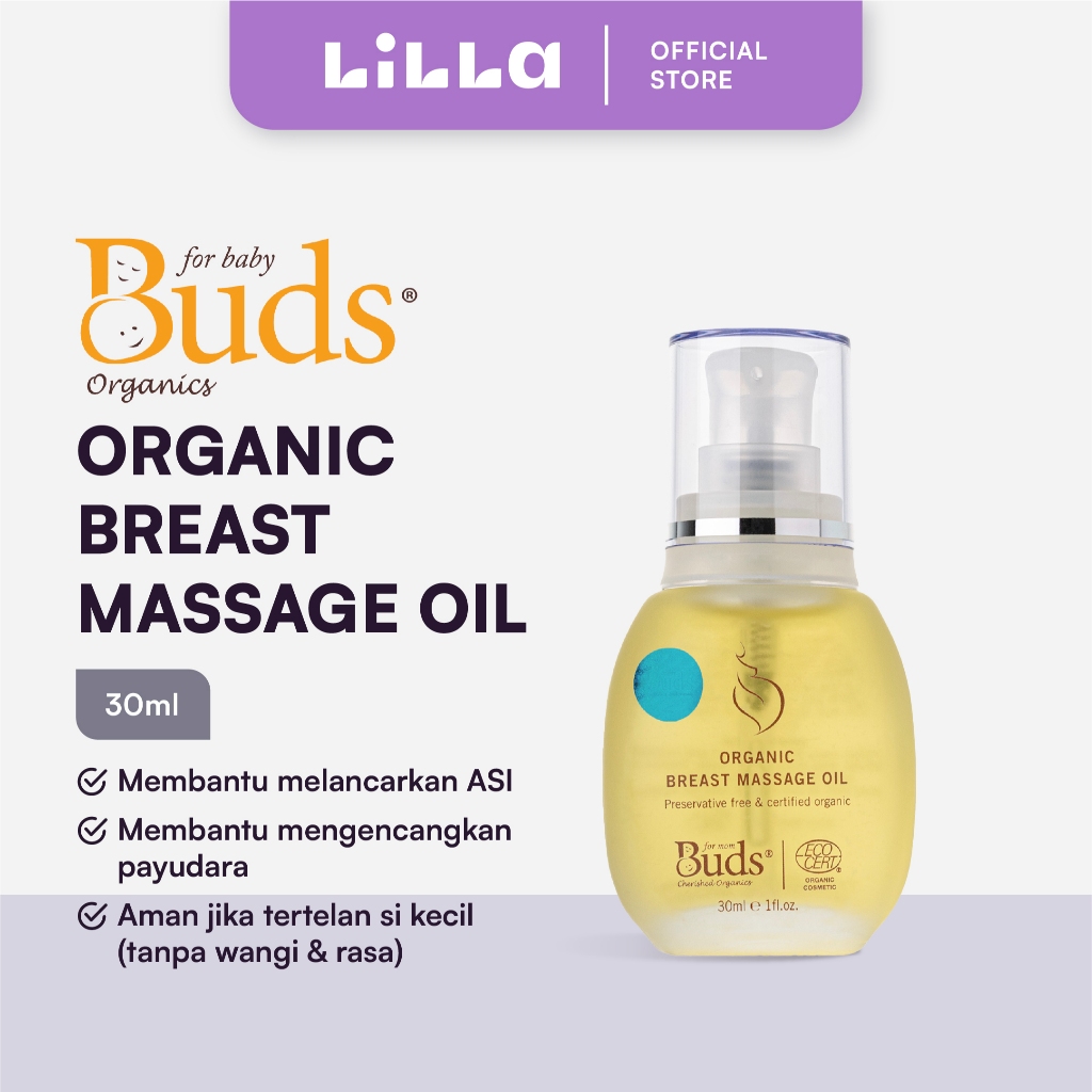BUDS ORGANIC - Organic Breast Massage Oil 30ml