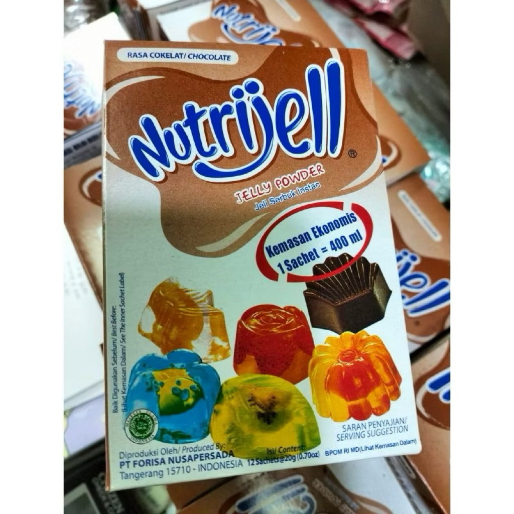 

1 Box (12pcs) NUTRIJEL COKLAT 20g