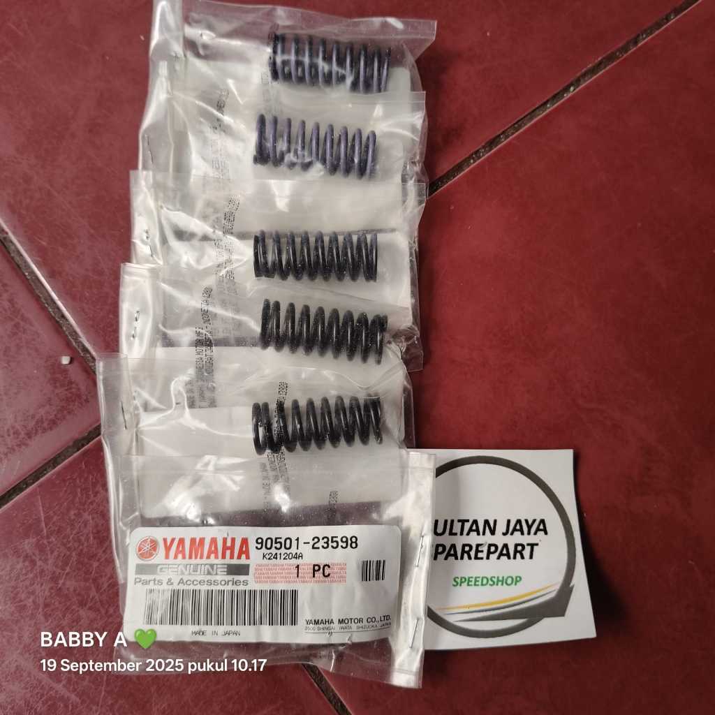 PER KOPLING RACING SET (ISI 5) YAMAHA YZ 125 YZ125 ORIGINAL YGP 90501-23598