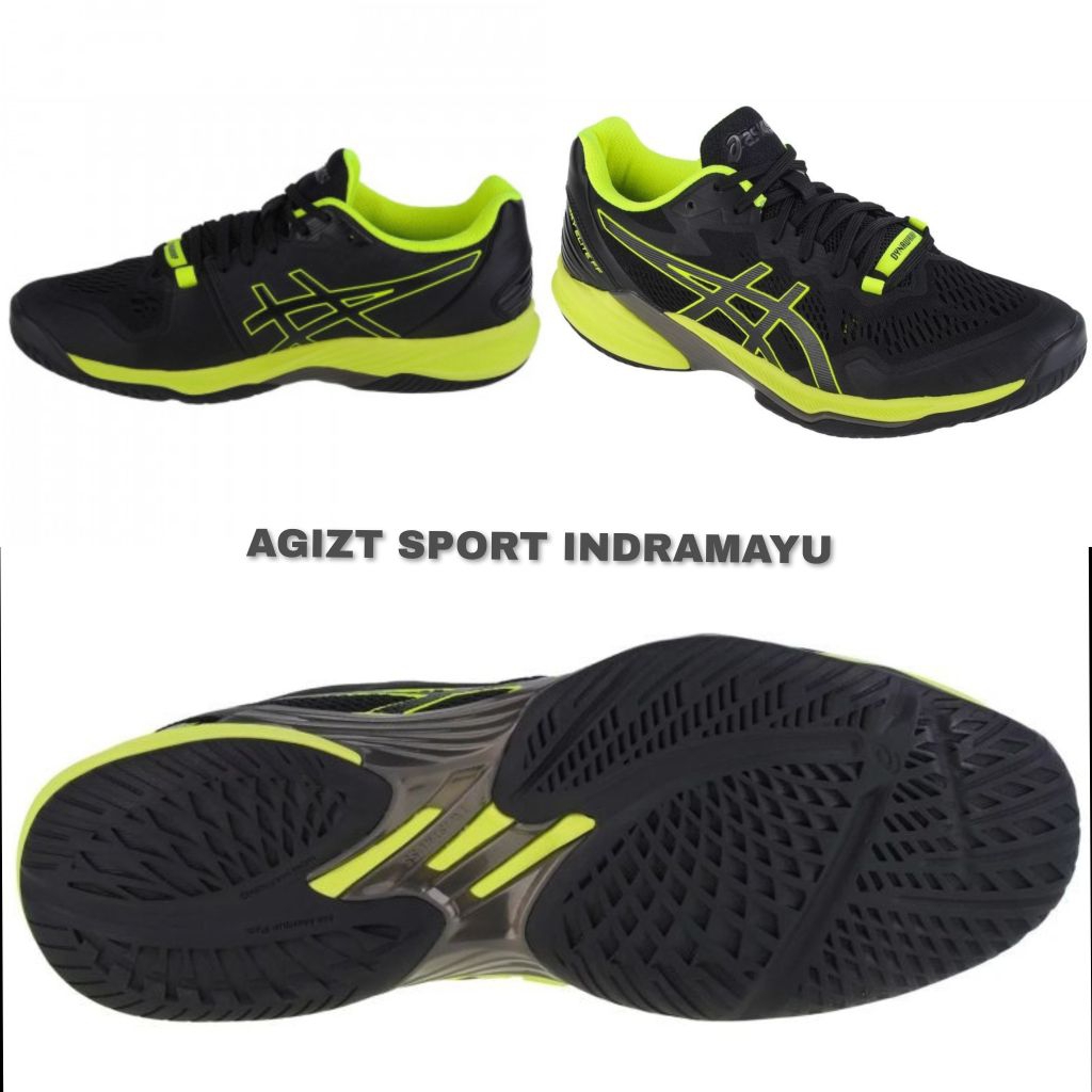 READY SEPATU VOLLY ASICS SKY ELITE FF 2 BLACK SAFETY YELLOW