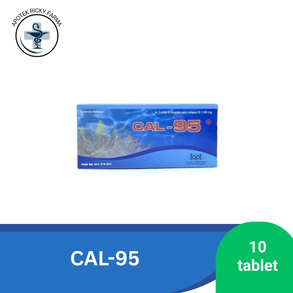 CAL 95 - 1 STRIP 6 TABLET