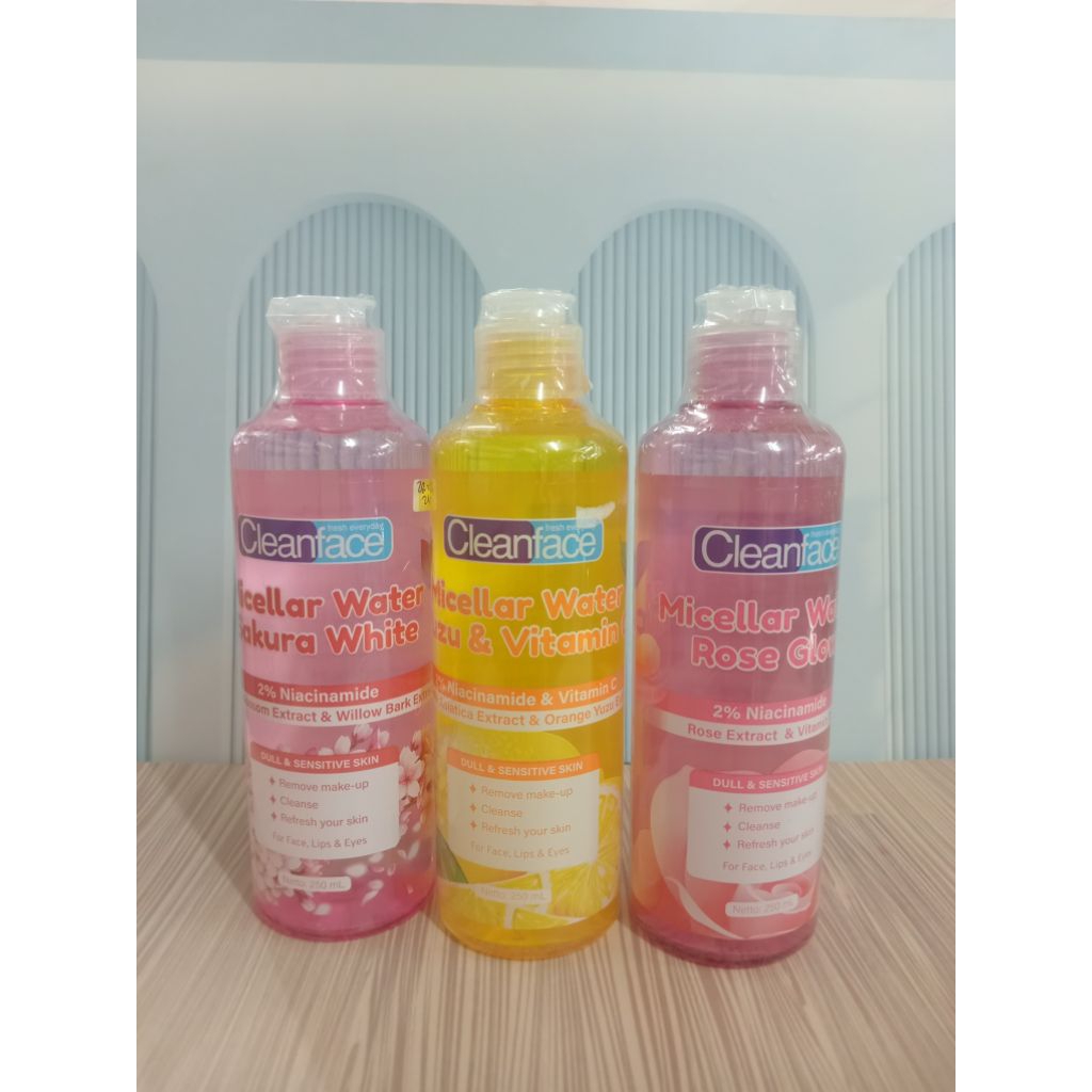 purbasari cleanface micellar water 250 ml