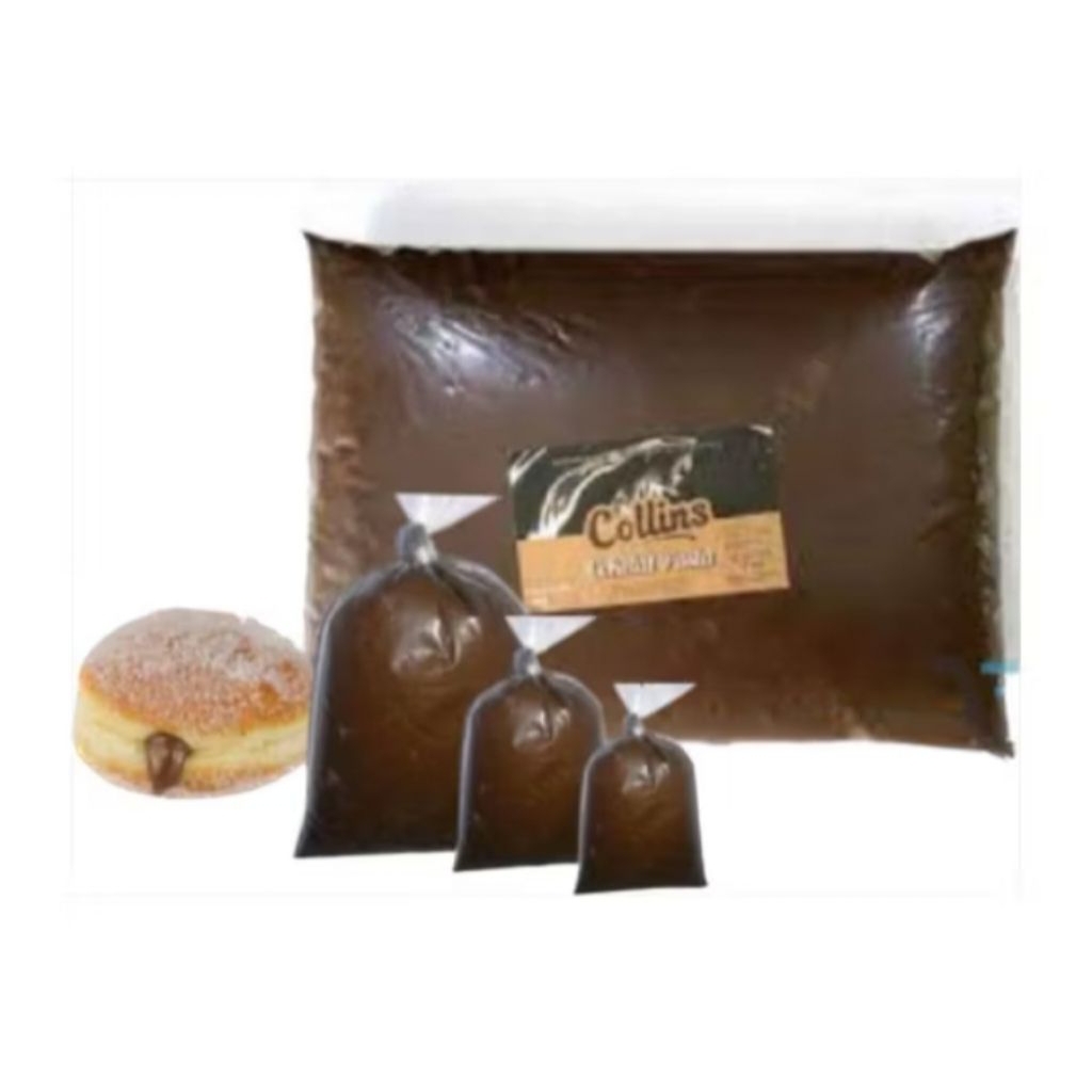 

SELAI COKLAT PASTA COLLINS 250GR / SELAI COKLAT ISIAN DAN OLESAN / CHOCO FILLING