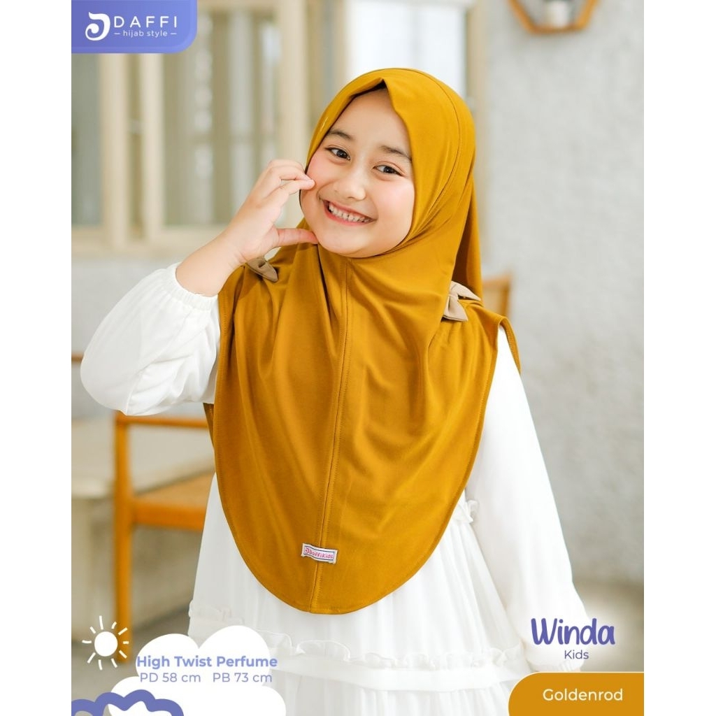 DAFFI HIJAB, JILBAB ANAK DAFFI, WINDA KIDS SERIES