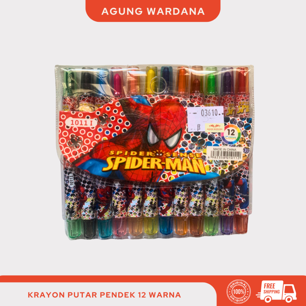 

KRAYON PUTAR PENDEK GAMBAR TWIST CRAYON 12 WARNA 1011I