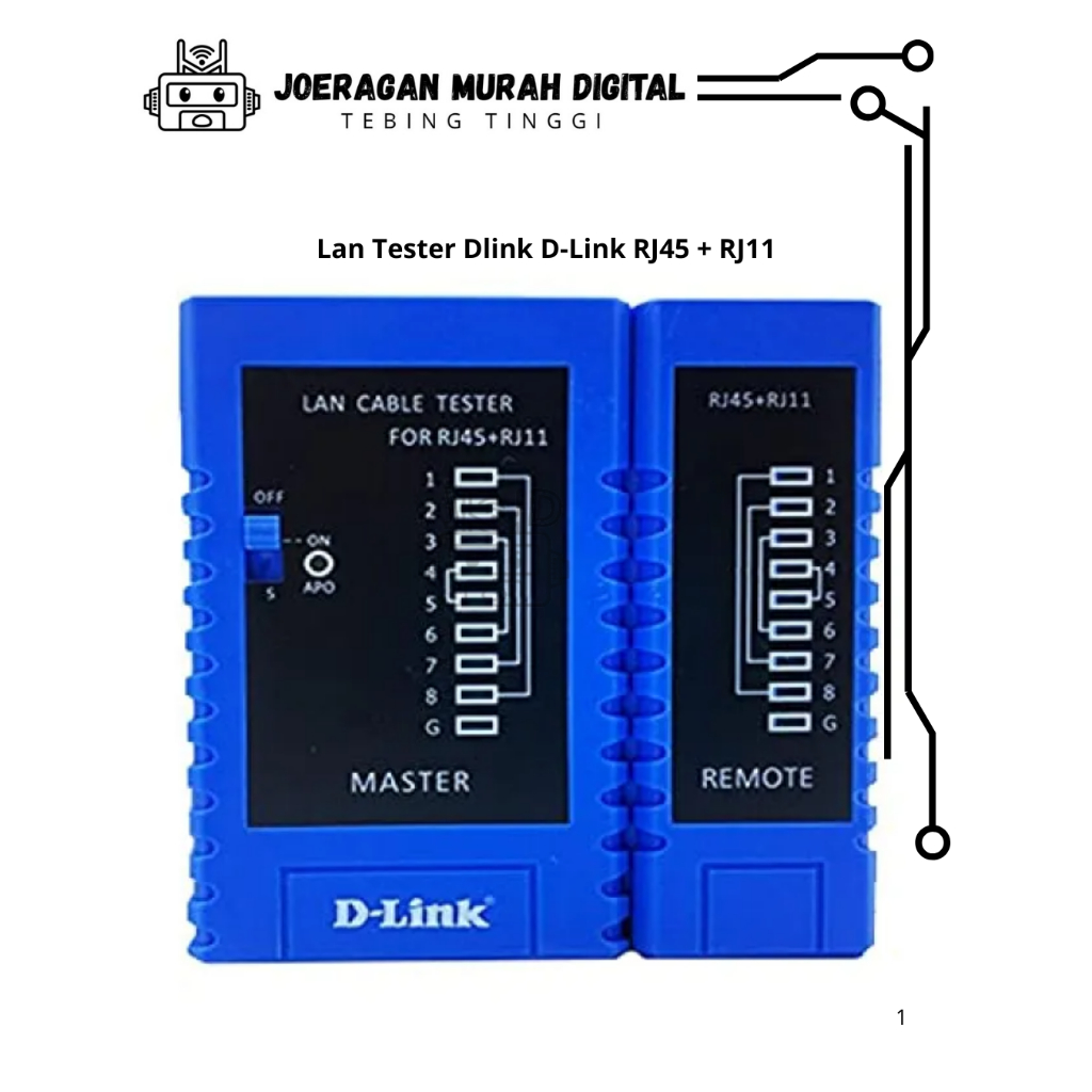 Lan Tester Dlink D-Link RJ45 + RJ11