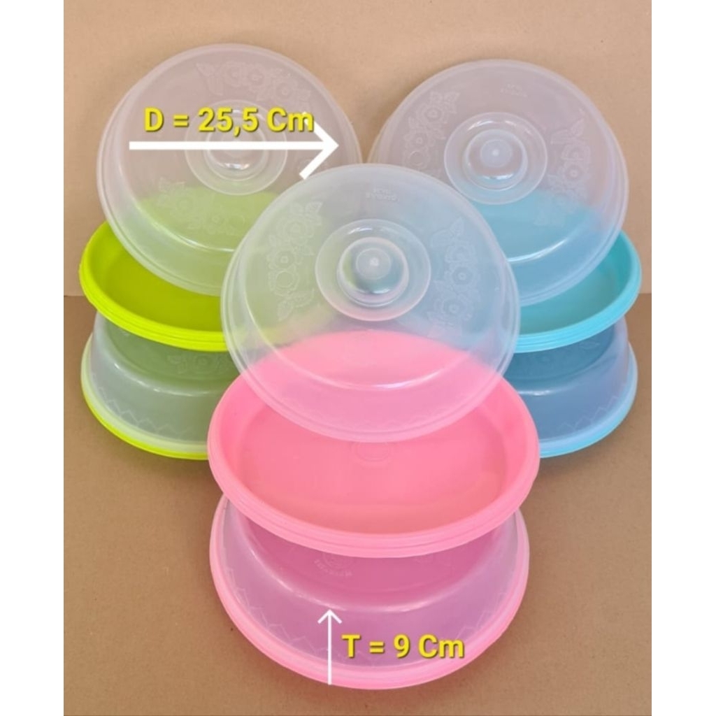 Tempat Roti Bulat/Tempat Roti Sabil Bubble Gum/Wadah Gorengan