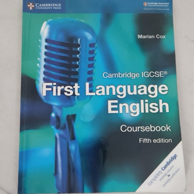 PRELOVED FIRST LANGUAGE ENGLISH COURSEBOOK CAMBRIDGE IGCSE
