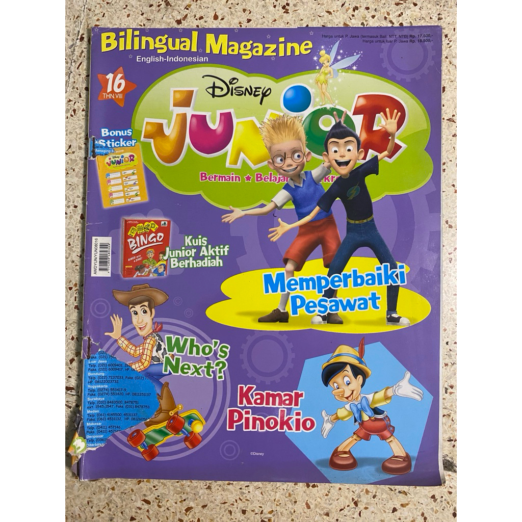 MAJALAH ENGLISH INDONESIA DISNEY JUNIOR