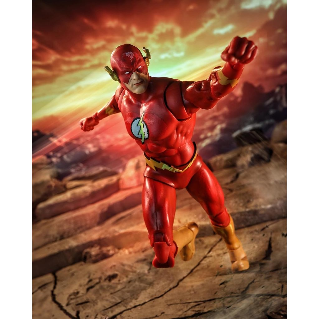 BERGARANSI MCFARLANE TOYS - DC MULTIVERSE THE FLASH (JUSTICE LEAGUE TASK FORCE) 7IN BUILD-A FIGURE