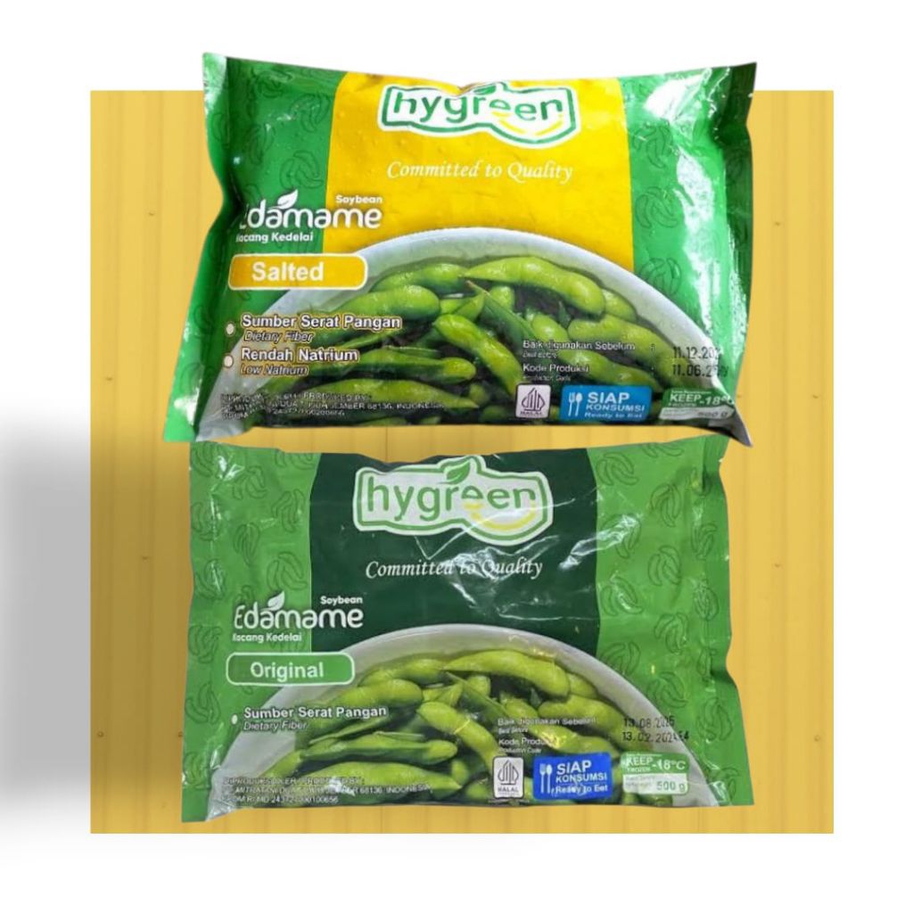 HYGREEN EDAMAME ORIGINAL| EDAMAME SALTED 500GR HALAL
