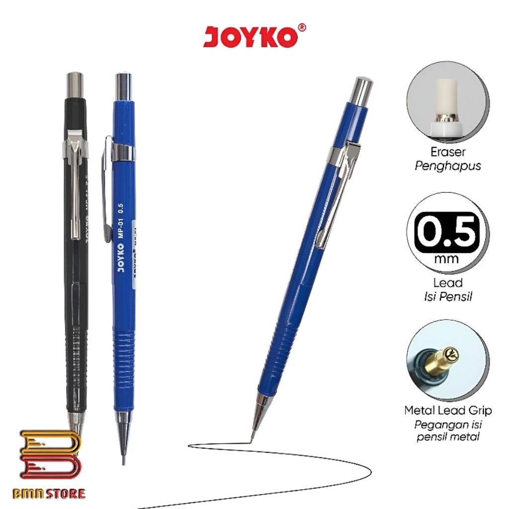 (1 PCS) Pensil Mekanik Joyko | Pencil Mechanical Joyko | Pensil isi Joyko MP-01