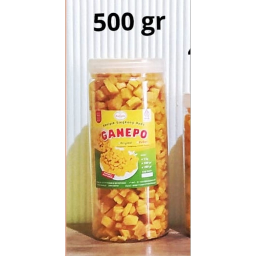 

KRIPIK SINGKONG DADU GANEPO ORI 500 GRAM