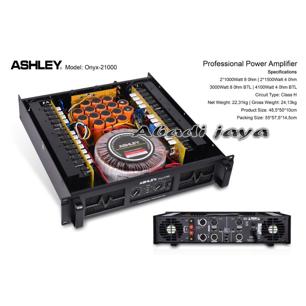 POWER ASHLEY ONYX 21000 ORIGINAL onyx21000