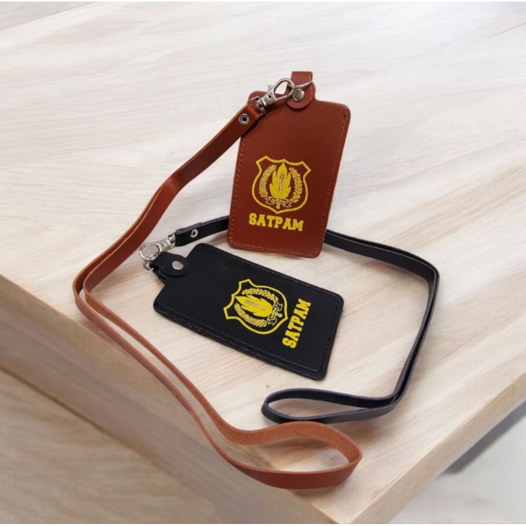 ID card holder logo satpam