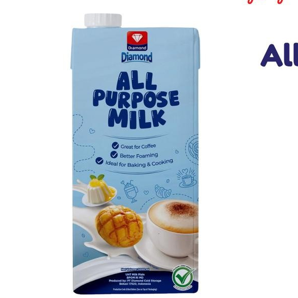 

Diamond All Purpose Milk 1L (Susu UHT)