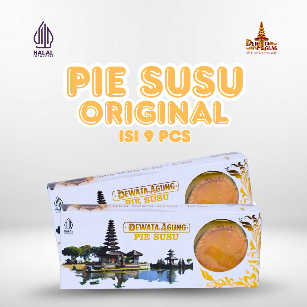 Pie Susu Original Dewata Agung Oleh Oleh Khas Bali isi 9pcs