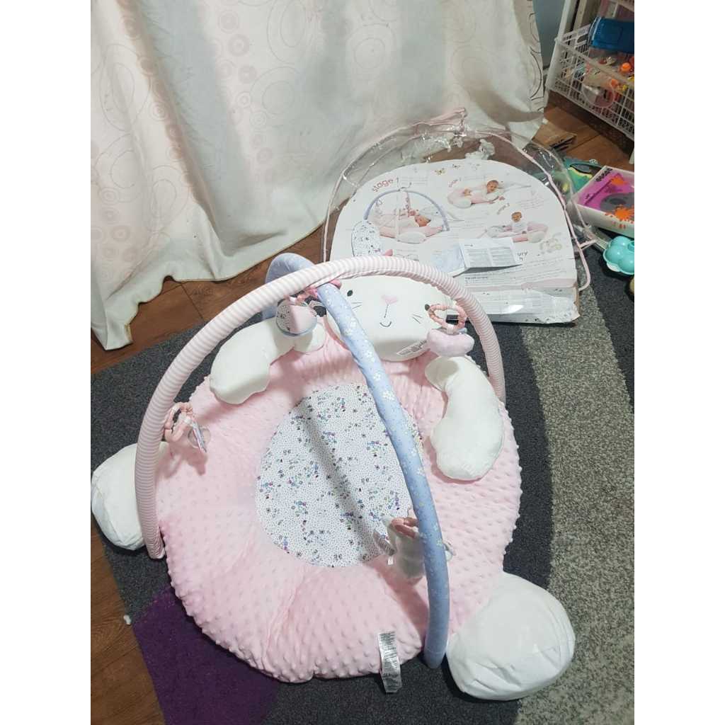 Mothercare spring flower luxury playmat and arch kasur alas bayi tummy time