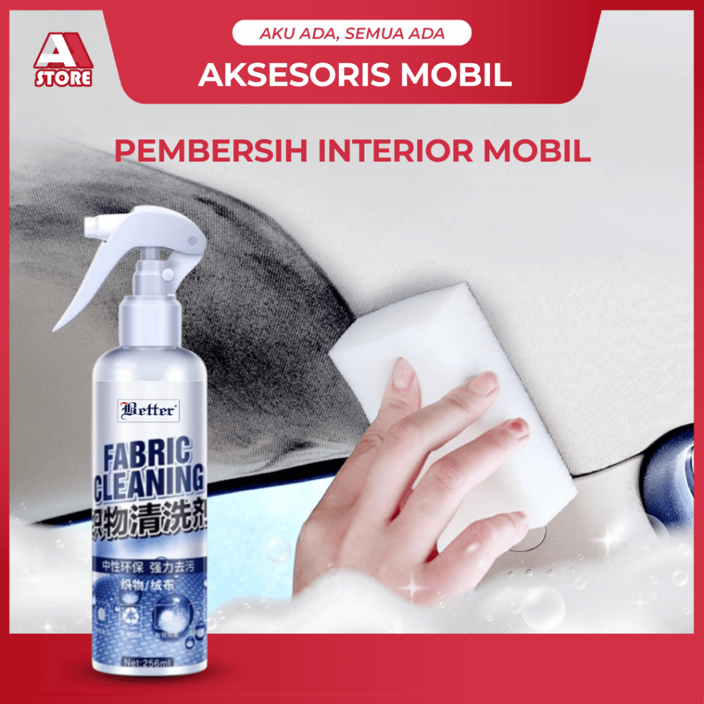 BETTER Pembersih Interior Mobil Foam Cleaner Tanpa Bilas Efektif Untuk Jok Dashboard