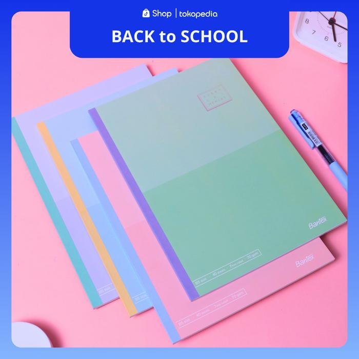

Bantex Buku Catatan B5 70 gsm Bergaris / Buku Tugas Sekolah 1 Pack Isi 12 Pcs ADB540-003