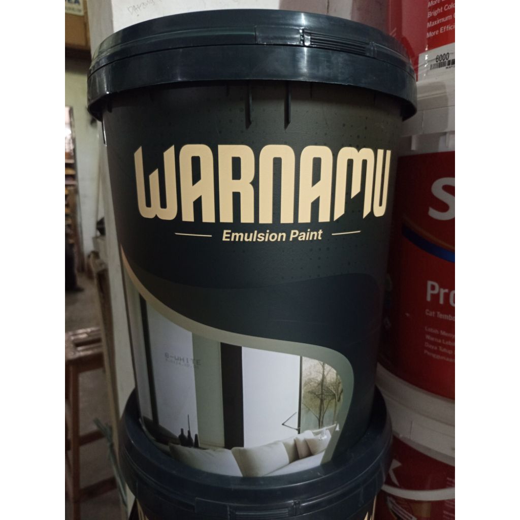 Cat Tembok Emulsion Warnamu putih 1 pail 20kg