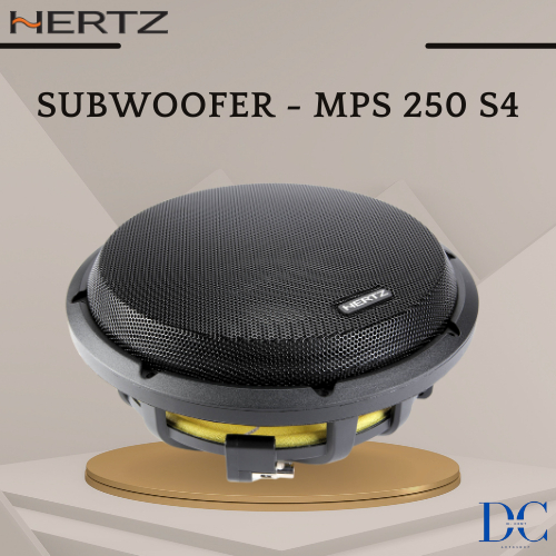 Subwoofer Audio Mobil - Subwoofer MPS 250 S4 Hertz - 10 Inch / 250 mm -  4-ohm Component Subwoofer -